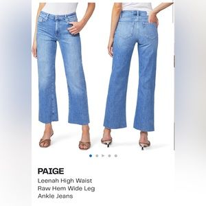 PAIGE Denim Jeans- Never worn size 33